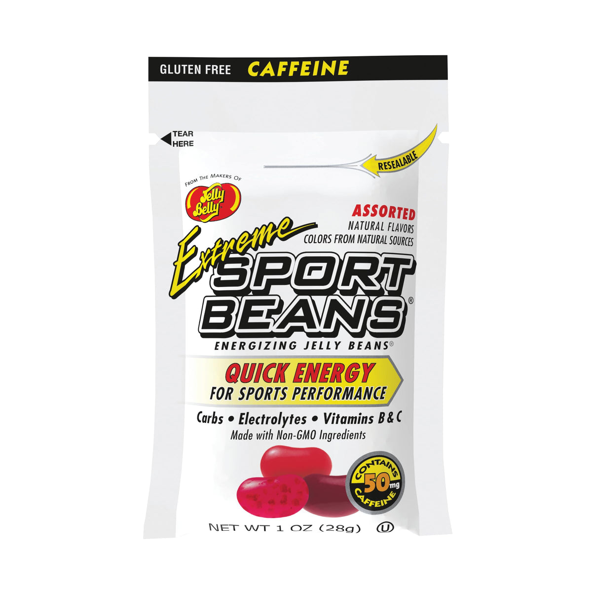 SNACK HOTLINE Jelly Belly Extreme Sports Beans Cherry pack powers quick energy during training