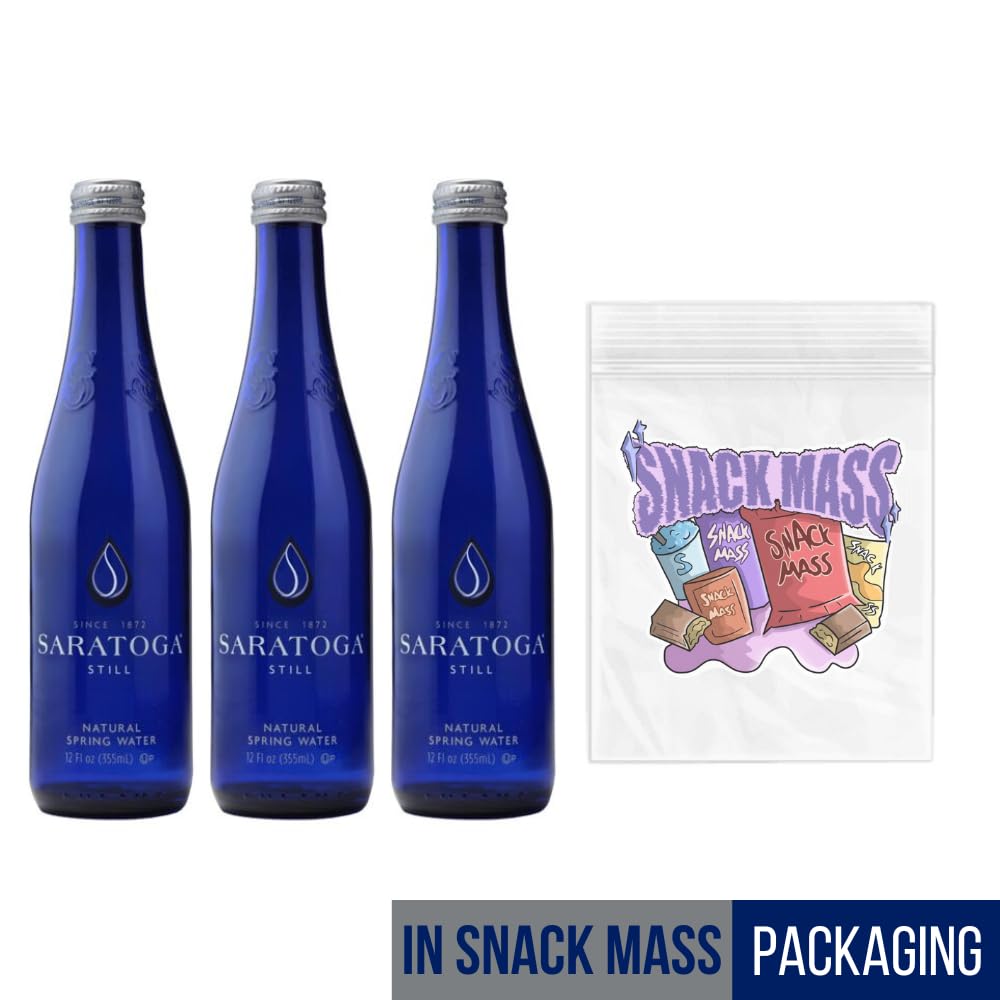Snack Mass Saratoga Still Water stylish packaging suitable for gifting.
