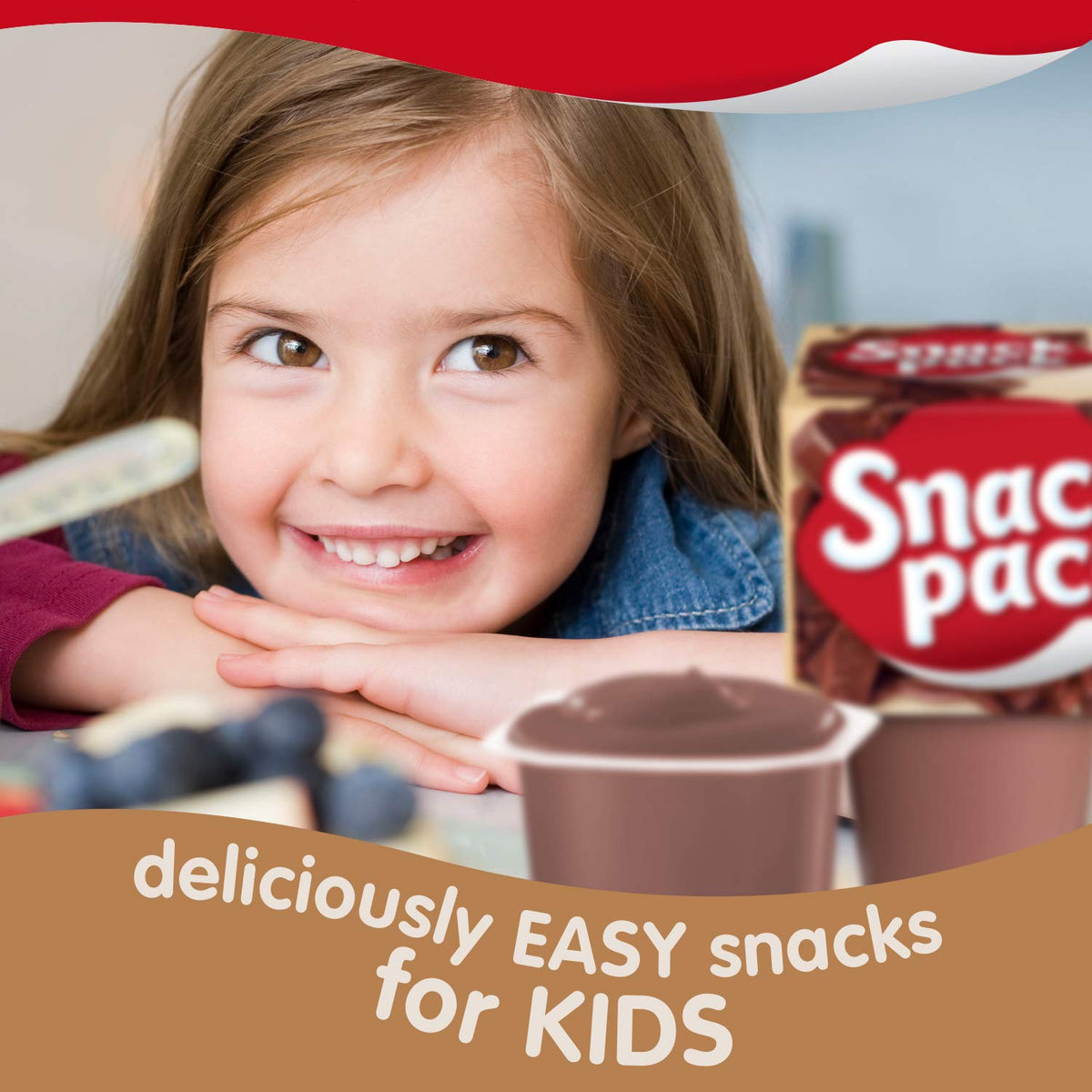 Snack Pack Chocolate Pudding Cups four-pack convenient for snacks