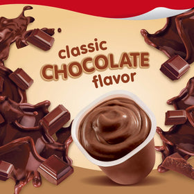 Snack Pack Chocolate Pudding Cups serving cup with creamy texture