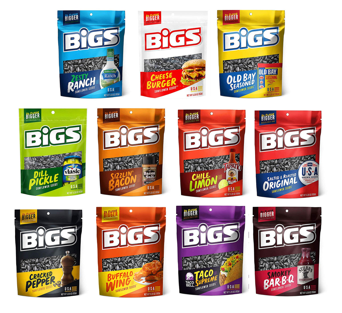 Snack Peak Bigs Sunflower Seeds Gift Box front view shows a premium snack assortment for gifting.