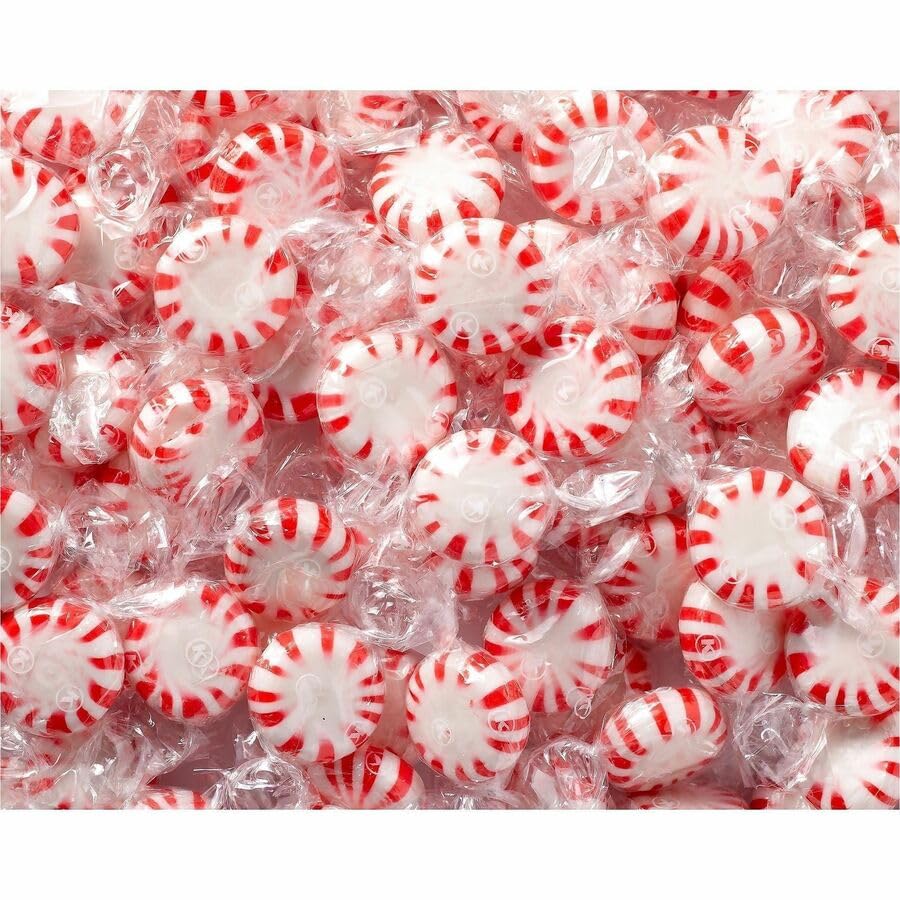 Snackadilly peppermint hard candy individually wrapped for portion control.