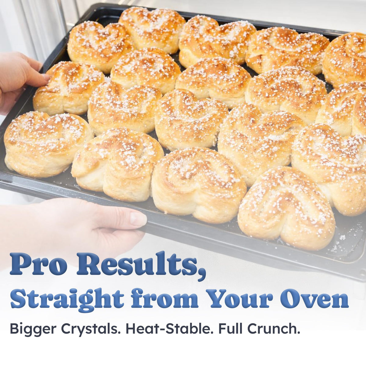 Snackathon bulk bag 2-2-lb sanding sugar keeps freshness for next bake.