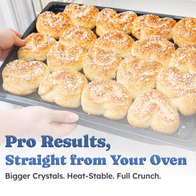 Snackathon bulk bag 2-2-lb sanding sugar keeps freshness for next bake.