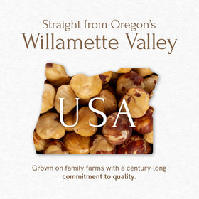 Snackathon Dry Roasted Hazelnuts resealable bag preserves freshness for everyday use