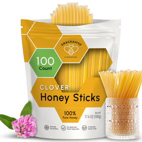 Snackathon Honey Sticks bulk packaging for pantry storage and sharing.