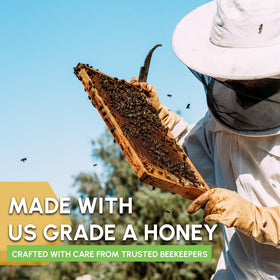 Snackathon Honey Sticks USA-made honey from clover blossom.