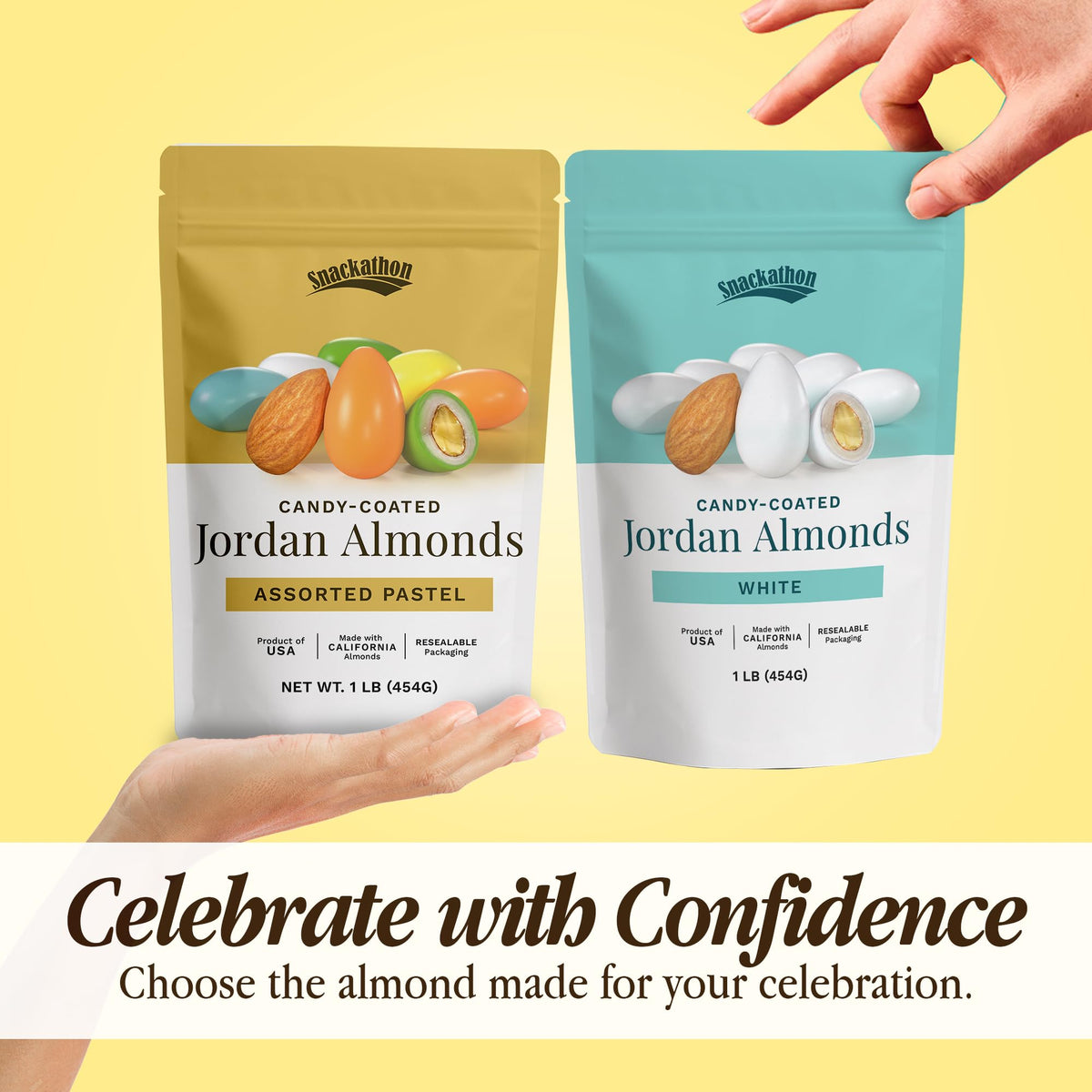Snackathon Jordan almonds wedding display ideas inspire gift-giving moments