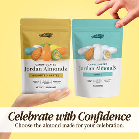 Snackathon Jordan almonds wedding display ideas inspire gift-giving moments