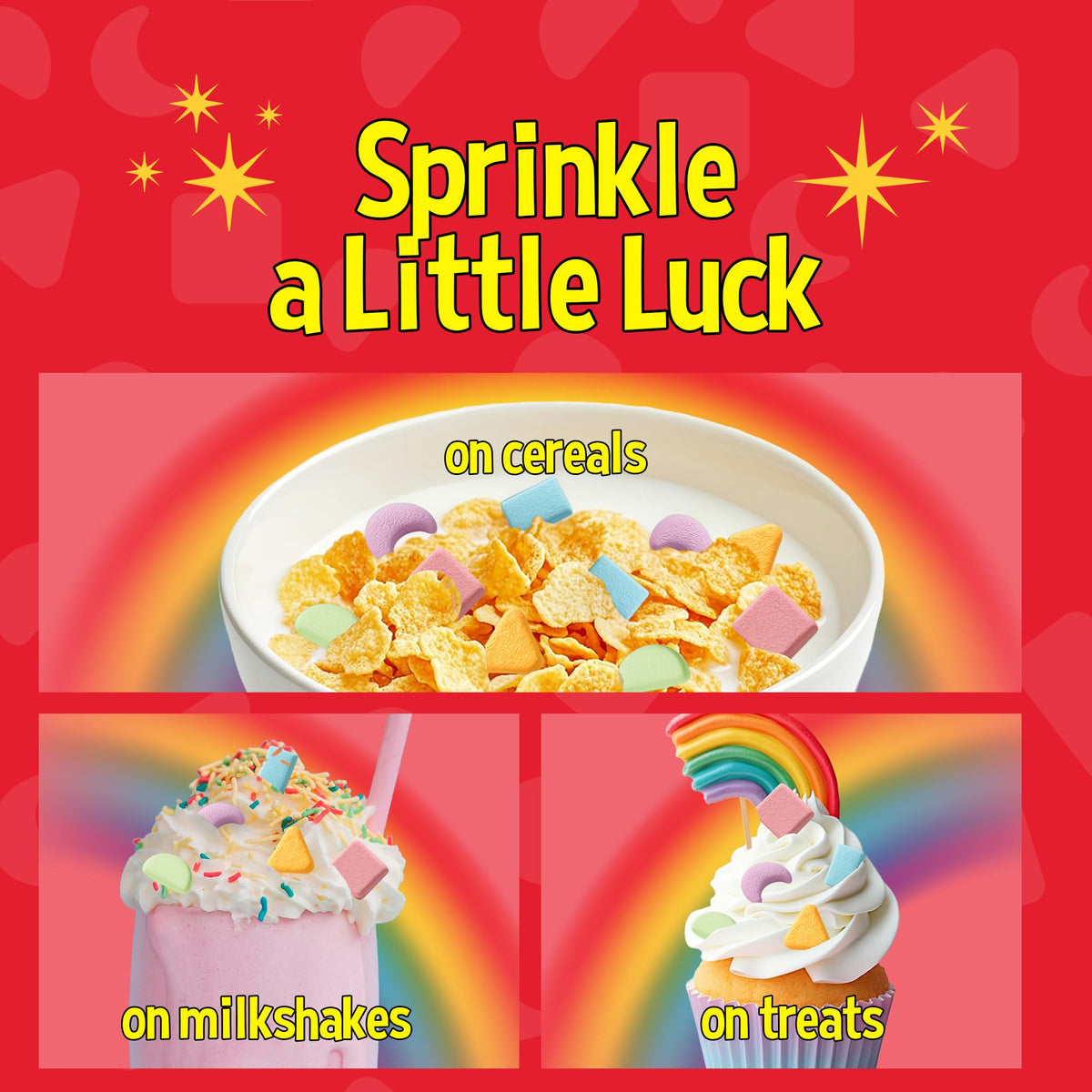 Snackathon rainbow mini marshmallows decorate cookies and cupcakes