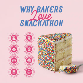 Snackathon Sprinkles cupcake decorations with sweet crunch for festive treats