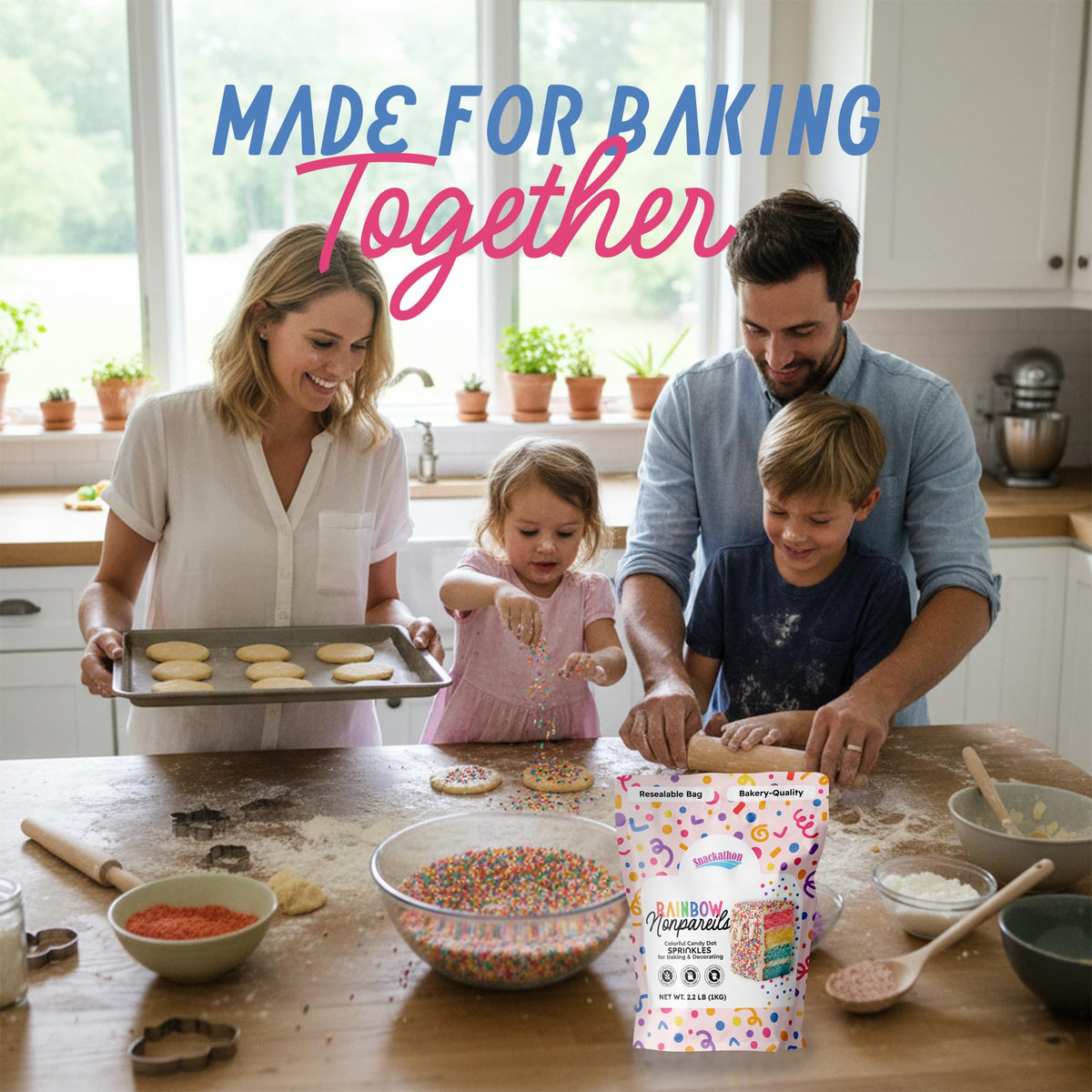 Snackathon Sprinkles easy decorating for home bakers and professionals