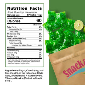 Snackathon Starlight Candy Key Lime in a bowl for quick treats