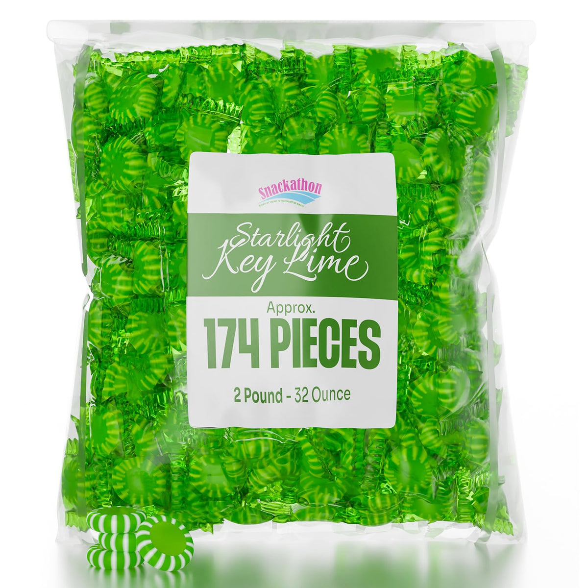 Snackathon Starlight Candy Key Lime wrapped for fresh, shareable enjoyment