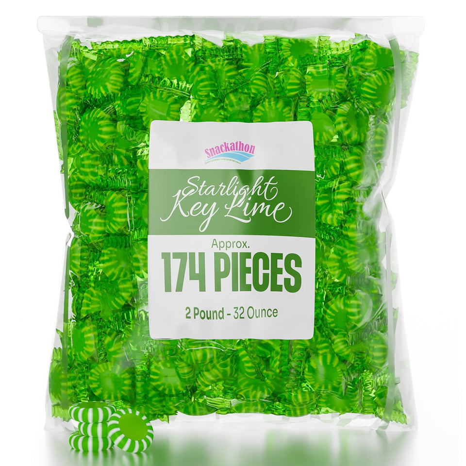 Snackathon Starlight Candy Key Lime wrapped for fresh, shareable enjoyment