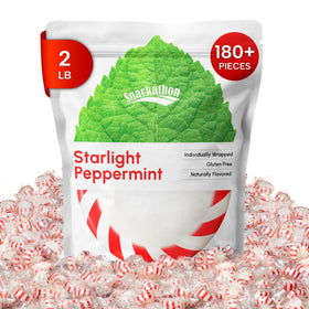 Snackathon Starlight Peppermint Box with individually wrapped pieces for easy sharing