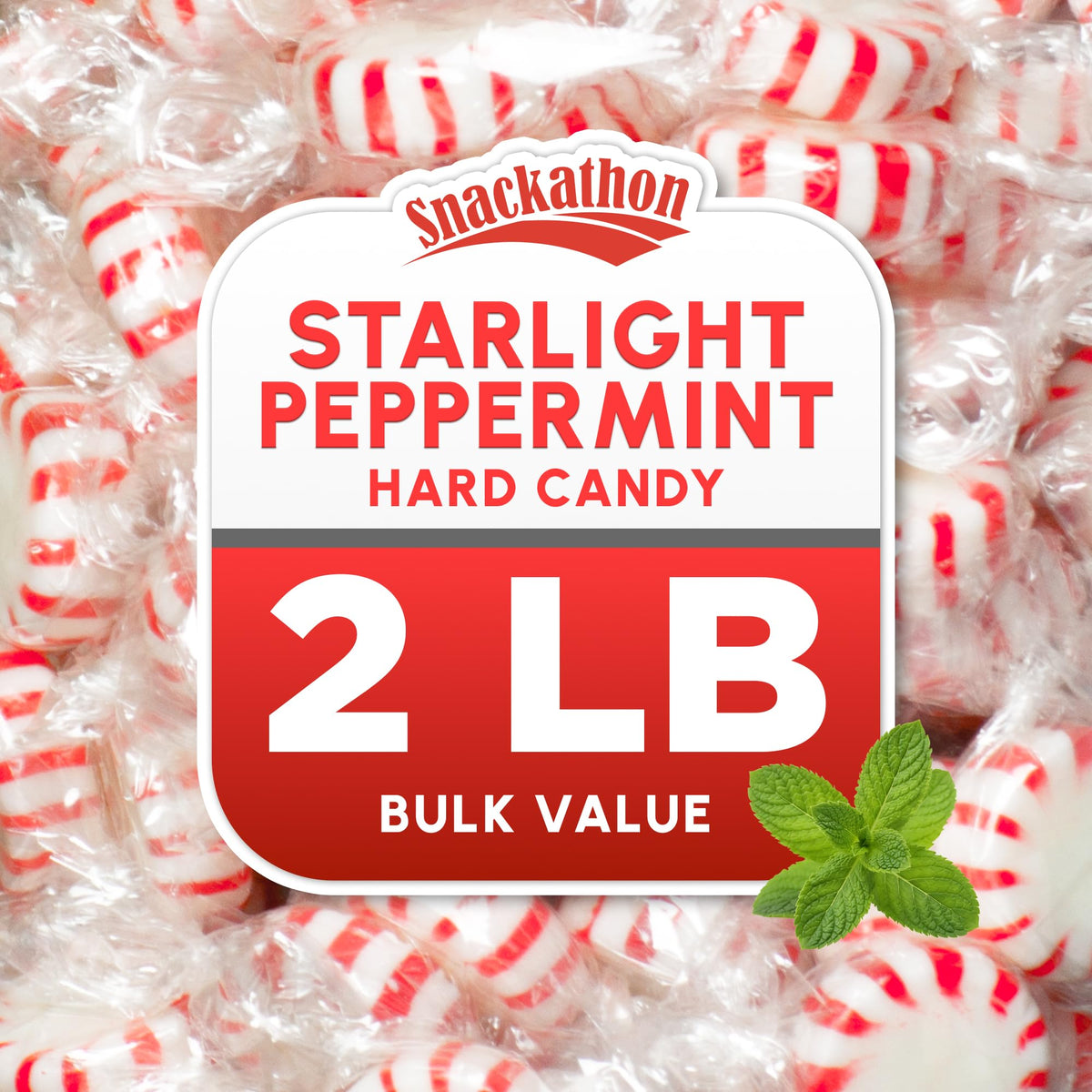 Tabletop scene with Snackathon Starlight Peppermint for a refreshing break