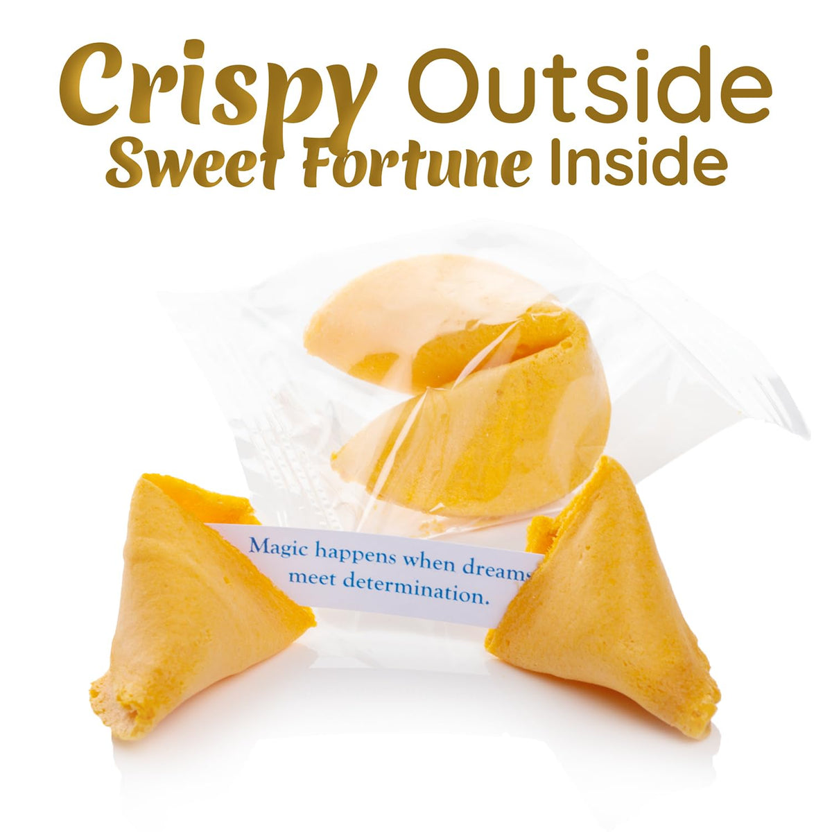 Snackathon USA-made fortune cookies highlighting premium quality