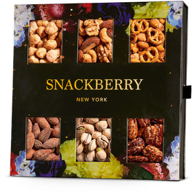 Snackberry gourmet nut gift box with elegant drawer ideal for gifting