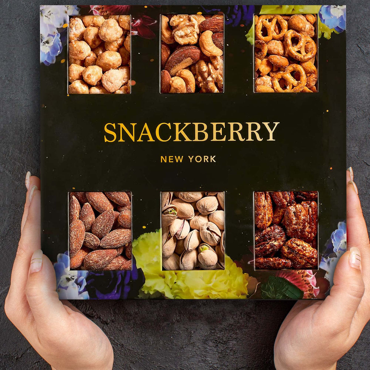 Snackberry honey glazed pecans glossy glaze and warm aroma