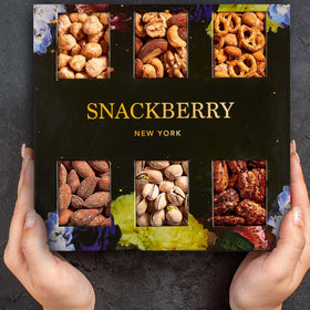 Snackberry honey glazed pecans glossy glaze and warm aroma