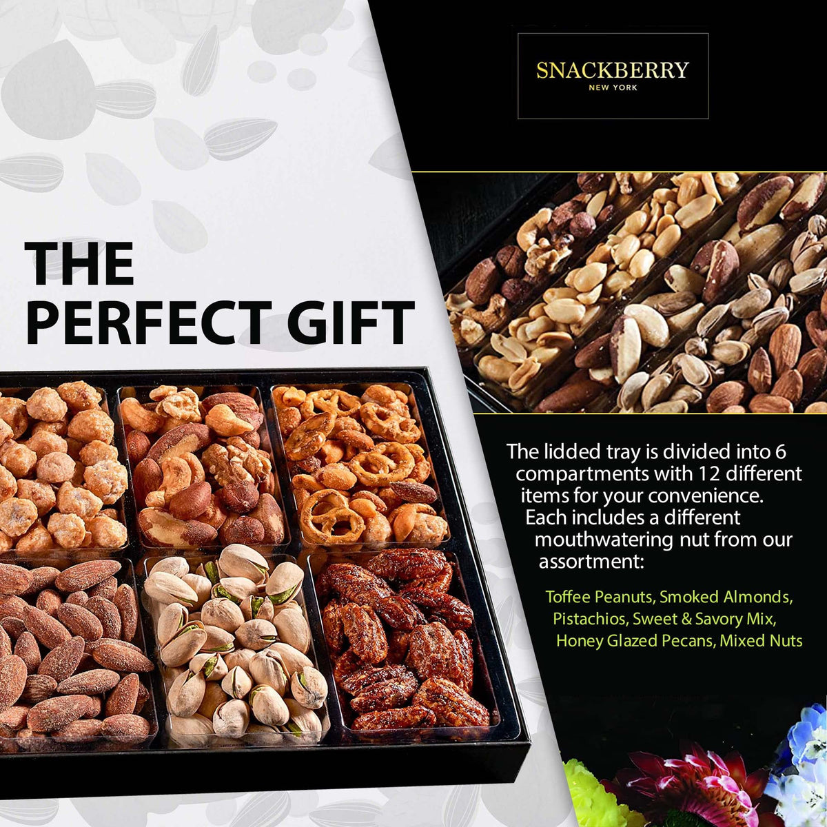 Snackberry mixed nuts variety pack premium assortment for gifting