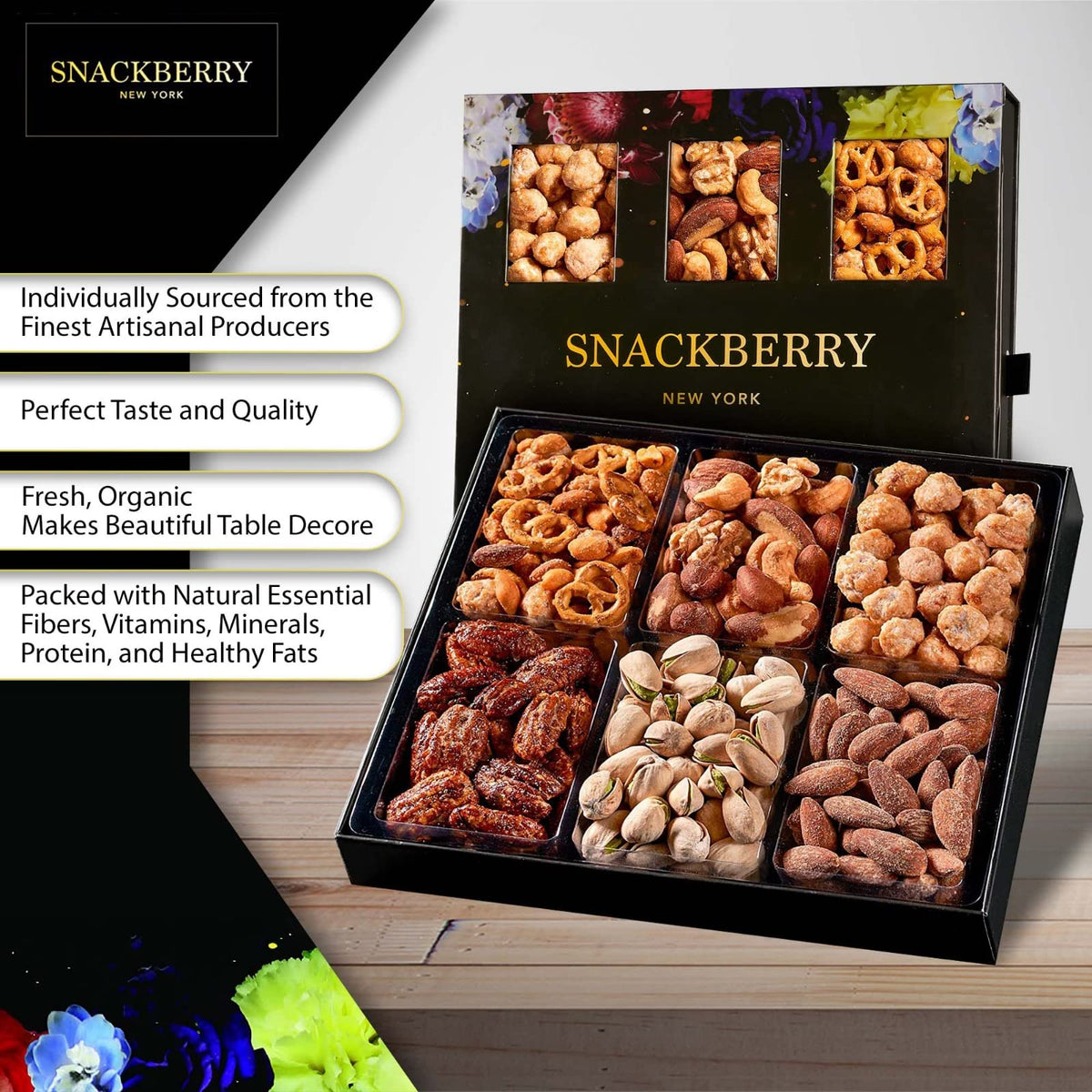 Snackberry sweet and savory mix versatile snack for events