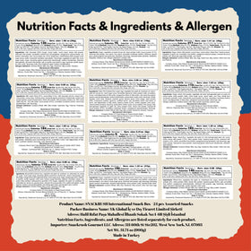 SnackRush International Snack Box opened, revealing a world of treats to sample