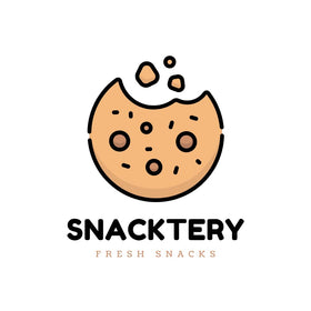 SNACKTERY dairy-free gluten-free symbol on box indicating dietary accessibility