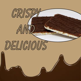 SNACKTERY dark chocolate rice cakes ingredients-list emphasizing whole grains