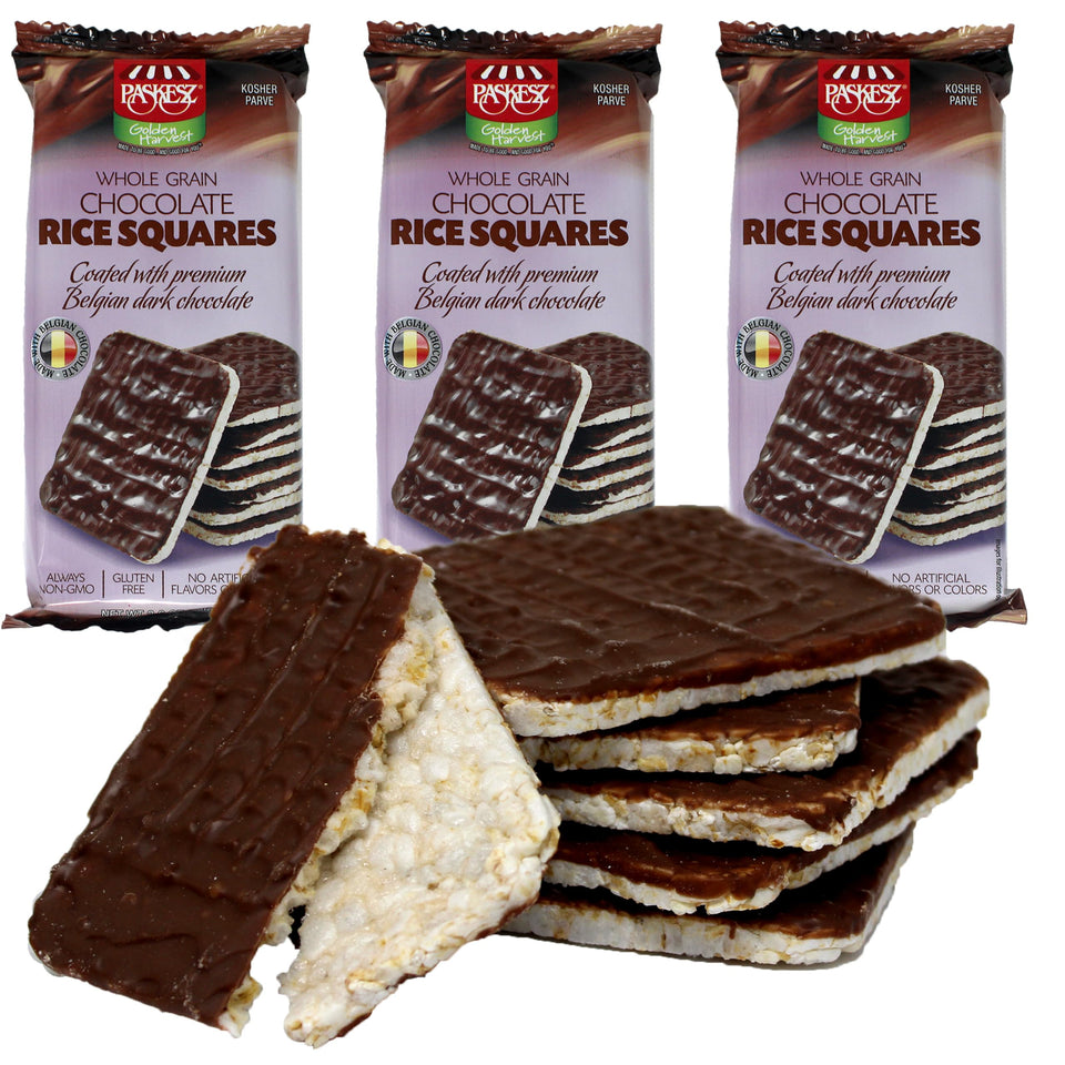 SNACKTERY dark chocolate rice cakes pack-front showing a shareable snack