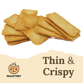 Snacktery Melba Toast Crackers served with dips highlights versatile party snacks.