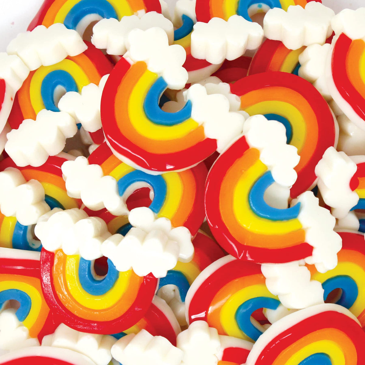 SNACKTERY Rainbow Gummies 38-pack, individually wrapped for easy party favors.