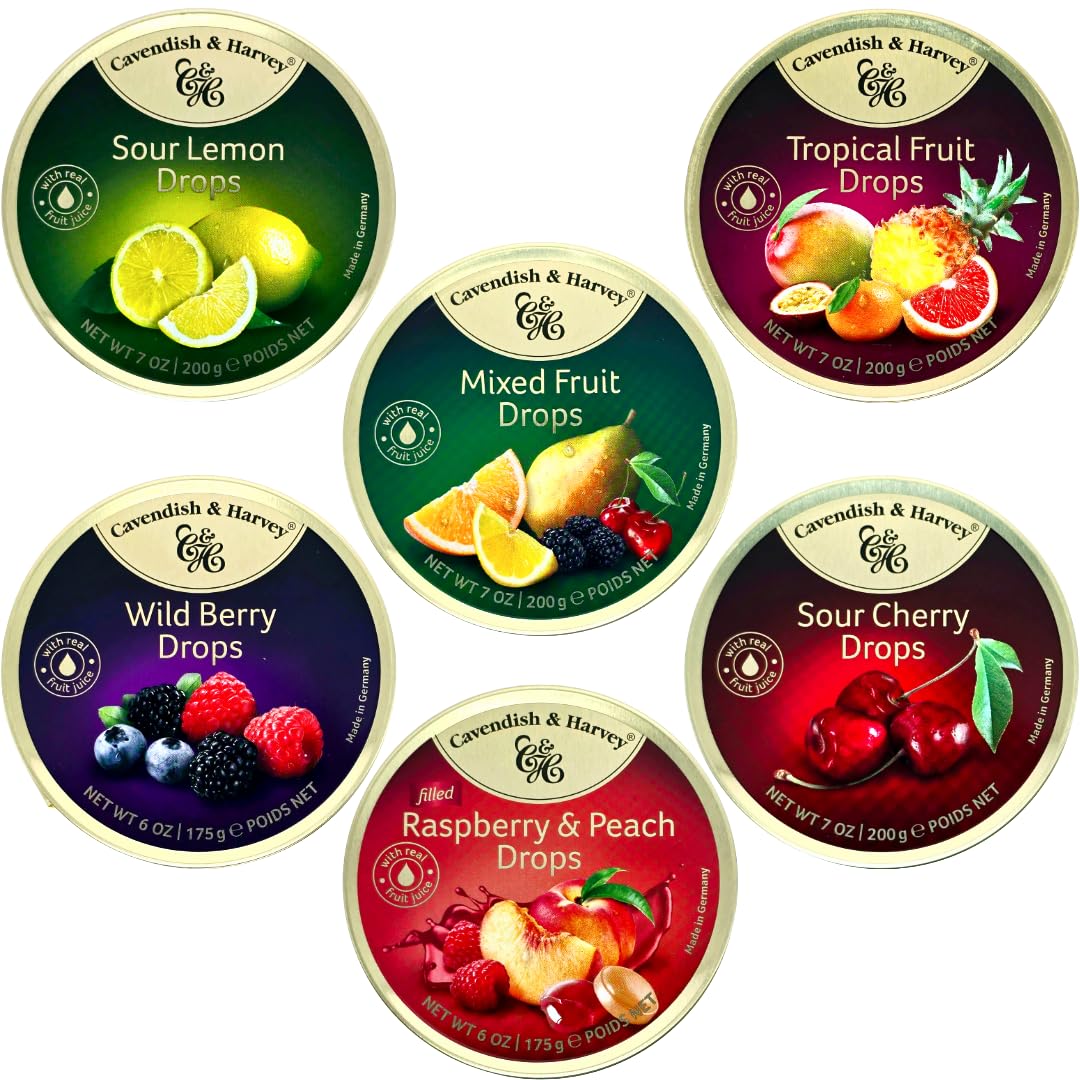 SnackWave Cavendish & Harvey variety tin front for convenient on-the-go snacking.
