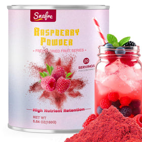 Snafre Raspberry Powder in a jar for easy, fresh storage.