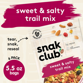 Snak Club Chocolatey Candies add a glossy sweetness to the mix.