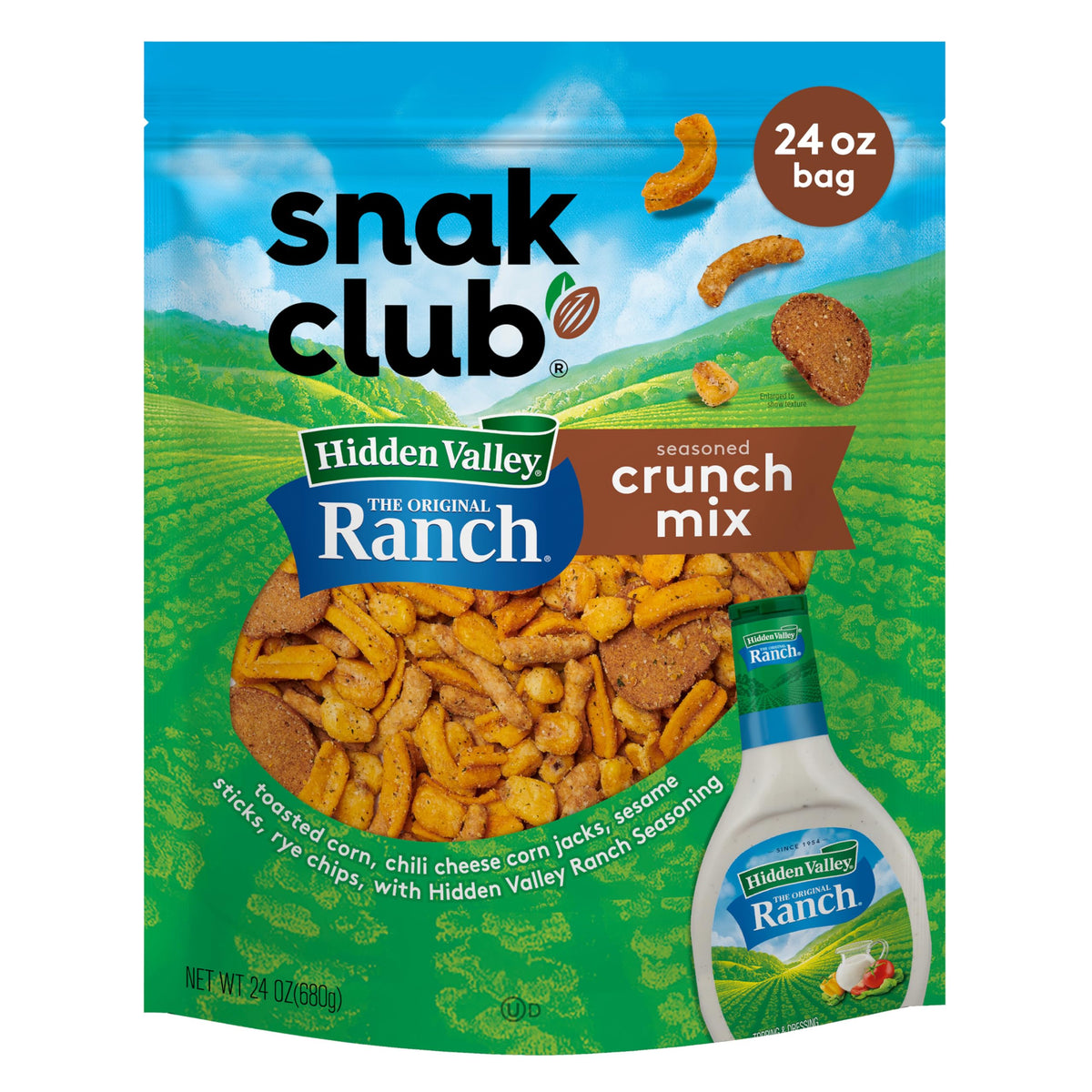 Snak Club Crunch Mix toasted corn close-up for on-the-go flavor