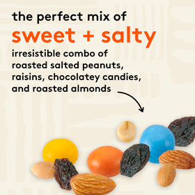 Snak Club Energizer Trail Mix chocolatey candies: bite-sized boosts during study sessions.