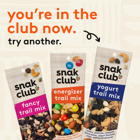 Snak Club Energizer Trail Mix on-the-go snack: ideal for work and school breaks.