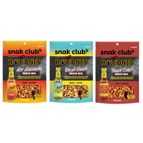 Snak Club Hot Ones Hot Habanero bag front showing bold heat.