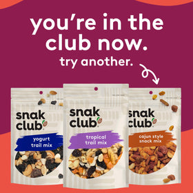 Snak Club On-the-go snack pack ready for work, gym, or travel.