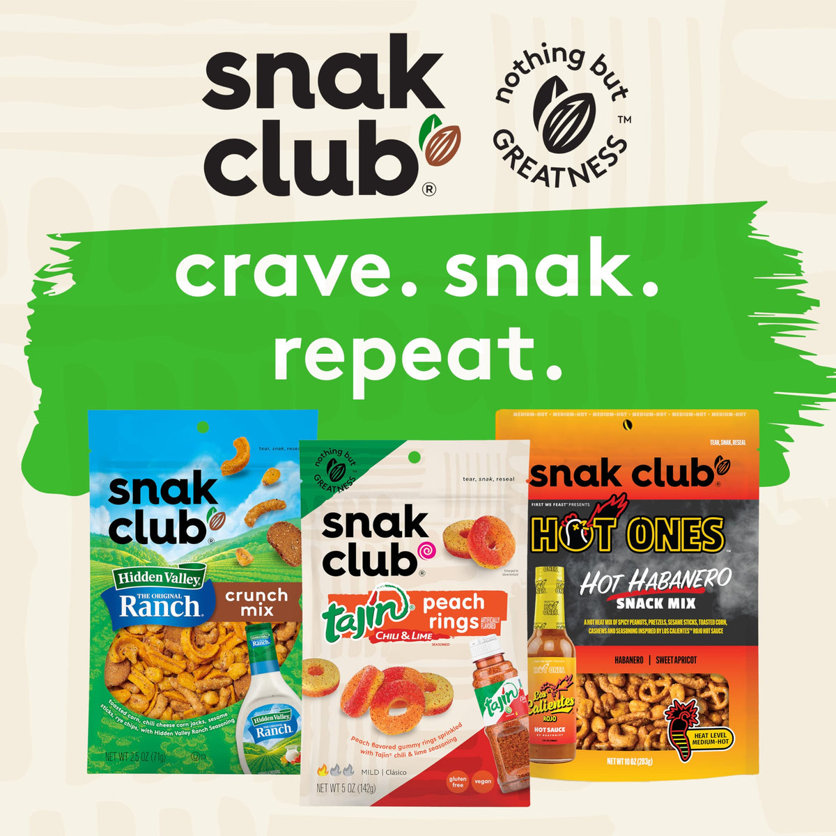 Snak Club protein power snack mix ideal for lunchbox inclusion.