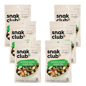 Snak Club Protein Power Snack Mix with peanuts and edamame for a protein boost on the go.