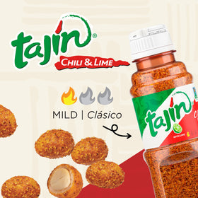 4oz bag from Snak Club Tajín Crunchy Peanuts.