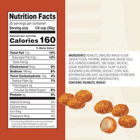 Snak Club Tajín Crunchy Peanuts travel snack for on-the-go moments.