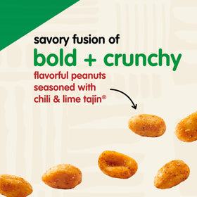 Gluten-free and kosher certified Tajin peanuts offer a snack you can trust.
