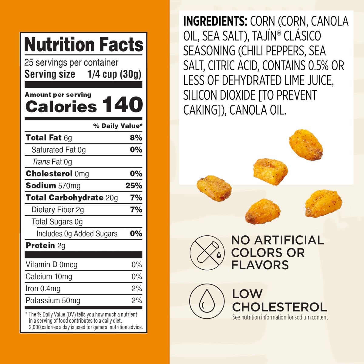 Resealable 26 oz bag preserves freshness for longer snacking.
