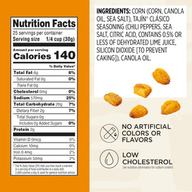 Resealable 26 oz bag preserves freshness for longer snacking.