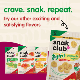 Snak Club Tajin Watermelon Rings ready-to-eat snack idea.