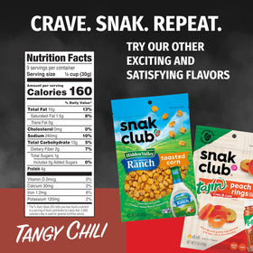 Snak Club travel-friendly snack setup with bag and cup.